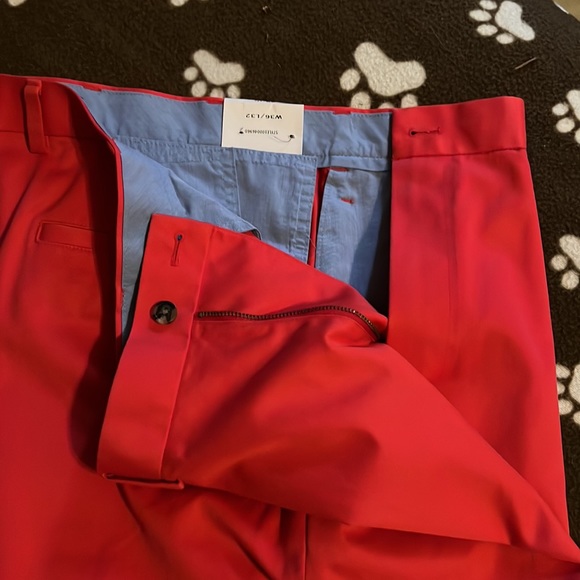 Brooks Brothers Elliot Pleated pants size 36x32 relaxed fit cuffed wrinkle free - Picture 6 of 9